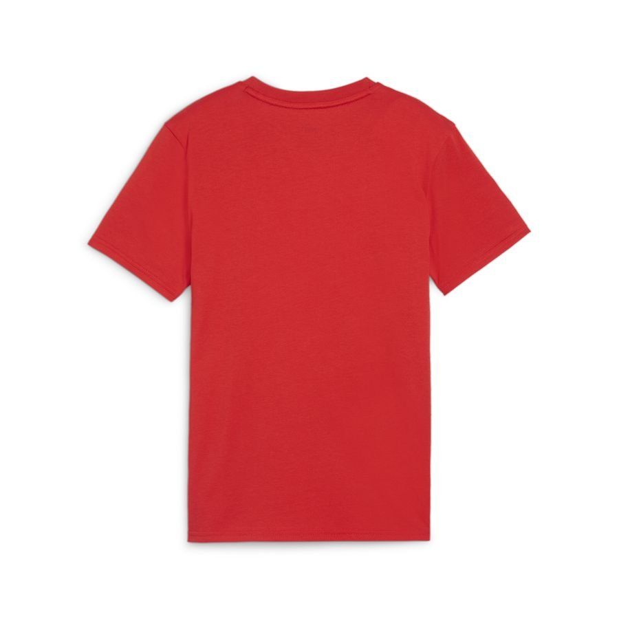PUMA T-Shirt teamGOAL Casuals - Rouge/Blanc Enfant