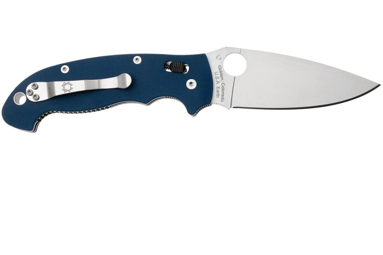 Spyderco Manix 2 XL CPM SPY27 C95GPCBL2 Cobalt Blue G10, zakmes