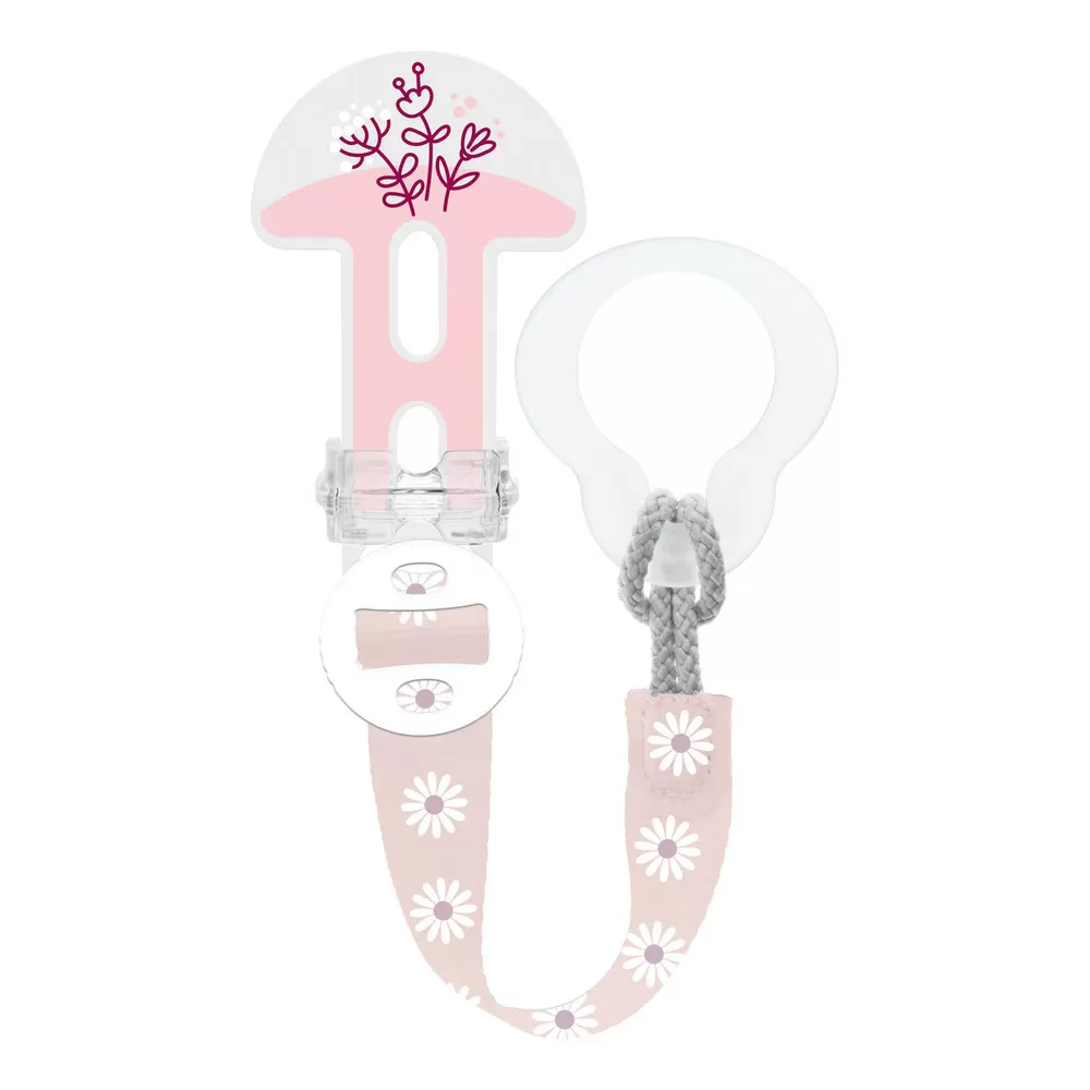 MAM Sutteholder Clip It - Lyserød