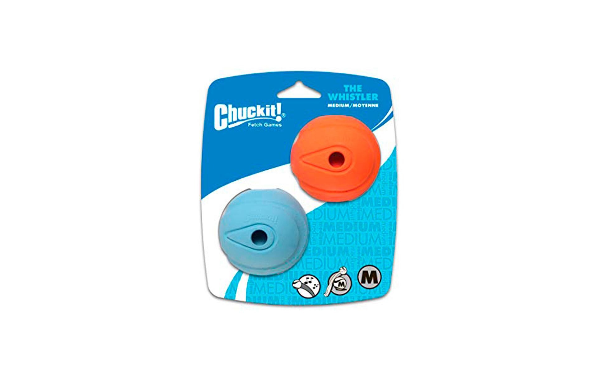 Hunde-Spielzeug Whistler Ball M, Ø 6.5 cm, 2 StückWurfspielzeug