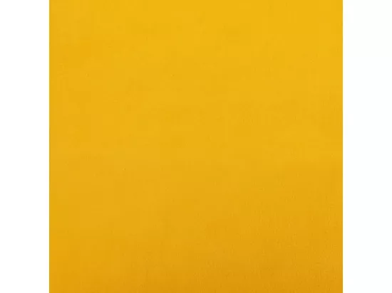 Repose-pied Jaune moutarde 60x60x36 cm Velours