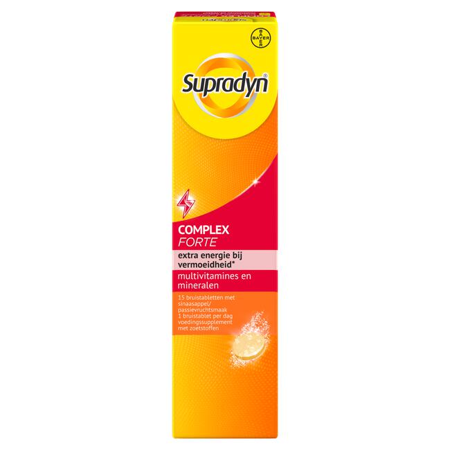 Supradyn Complex Forte Multivitamine Voor Extra Energie 15 Bruistabletten