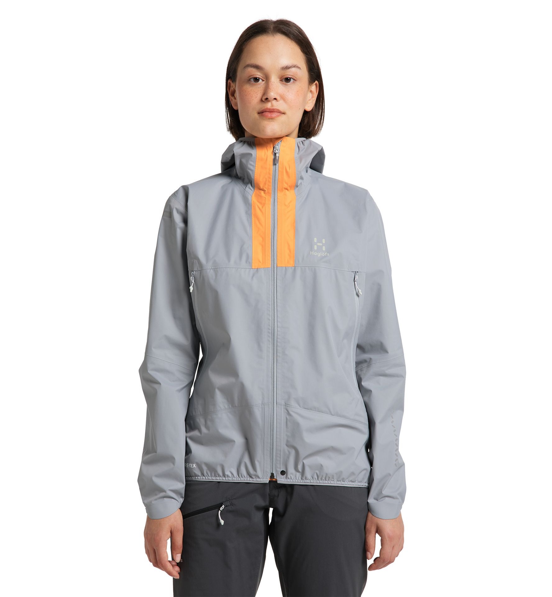 L.I.M Proof Jacket Dame Concrete/Soft Orange