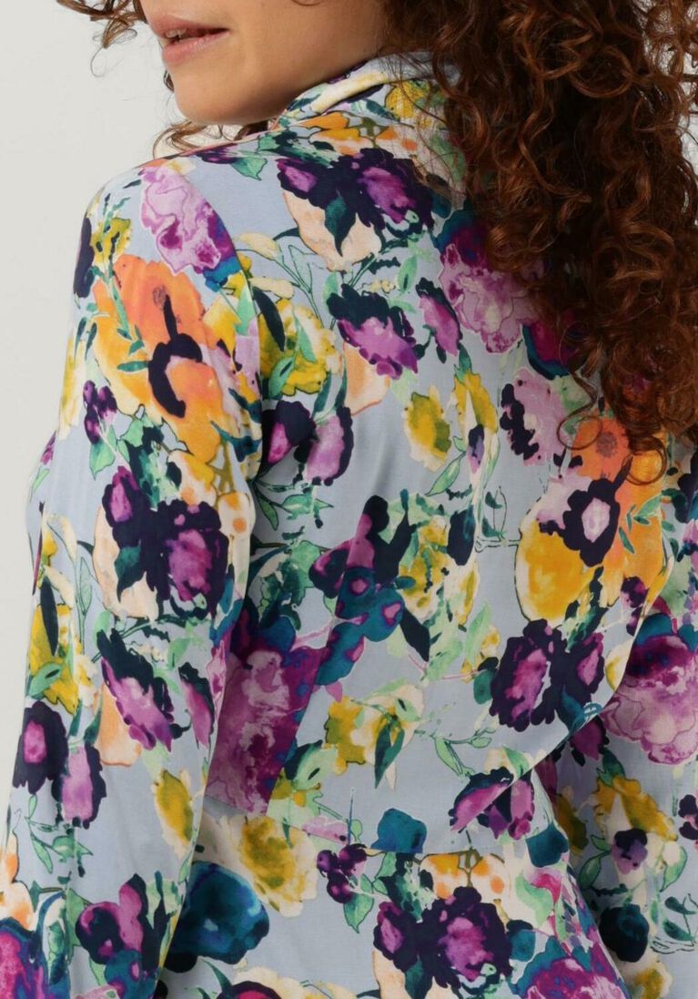 Y.A.S. lichtblauwe y.a.s. maxi jurk yassavanna long shirt dress