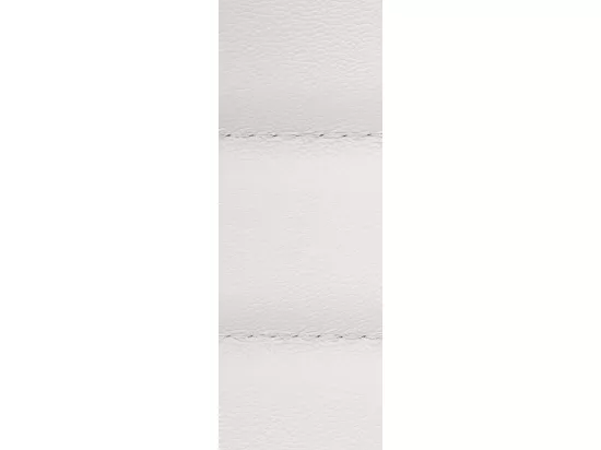 Chaise de bureau - Véritable cuir & Blanc - Blanc - Mollis