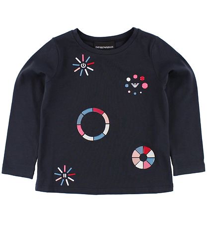Emporio Armani Pullover - Navy m. Muster