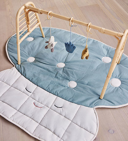 OYOY Oph?ng - 3 stk - Dino - Beige / Saffron / Aqua Blue
