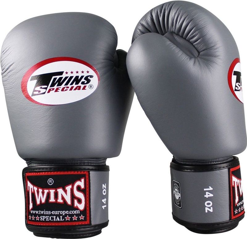 Twins Special - BGVL 3 - Bokshandschoenen - Grijs - Leer