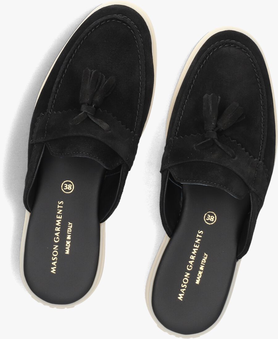 zwarte mason garments loafers amalfi mule