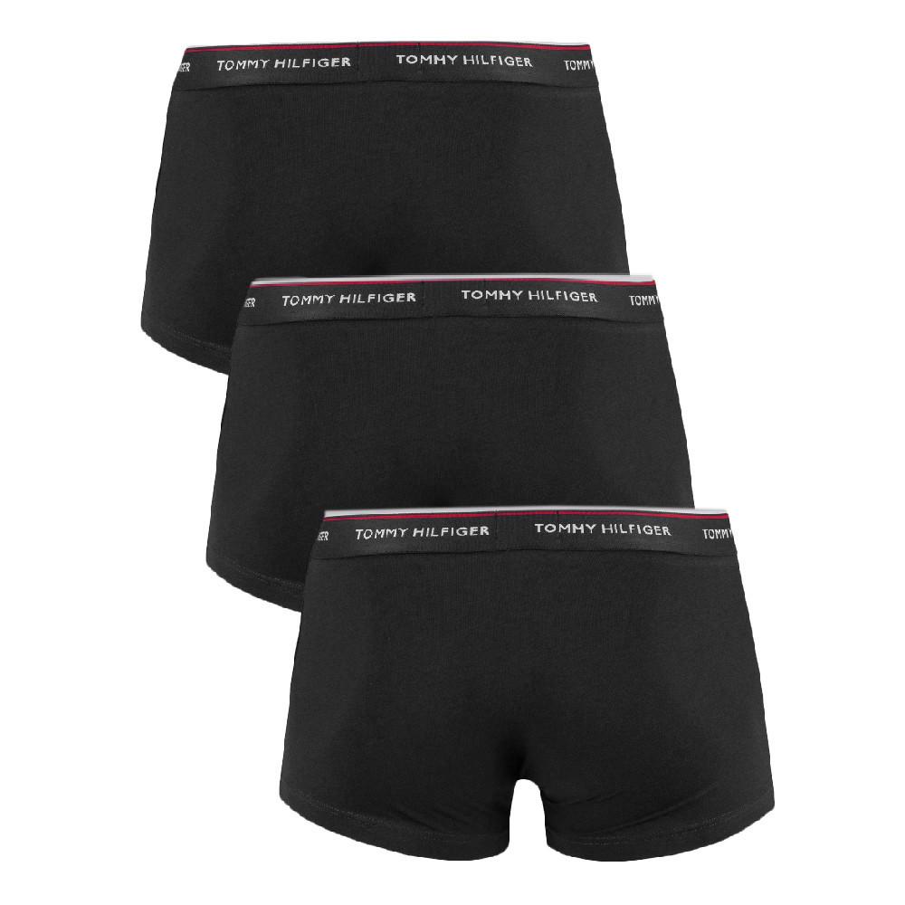 Tommy Hilfiger x3 Boxers Noirs Homme Tommy Hilfiger 3P
