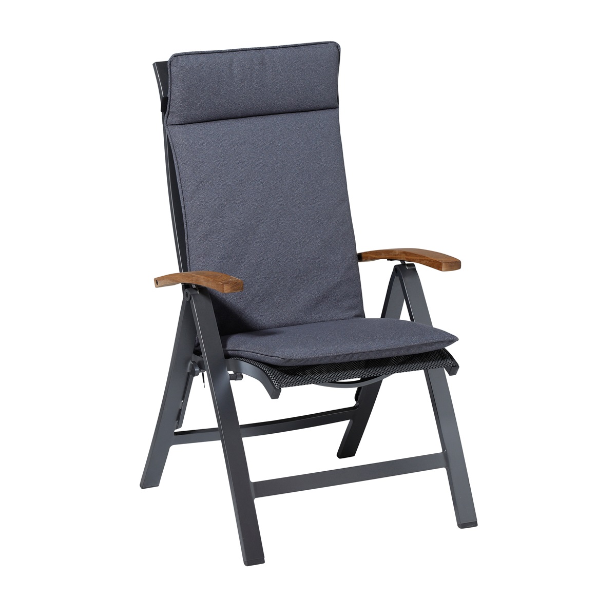 Madison Manchester denim  Tuinstoelkussen - Set van 4