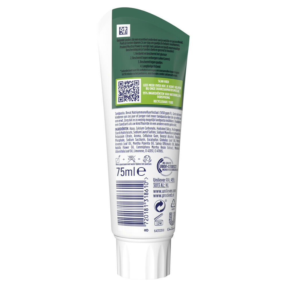 Prodent Tandpasta Menthol Power75 ml