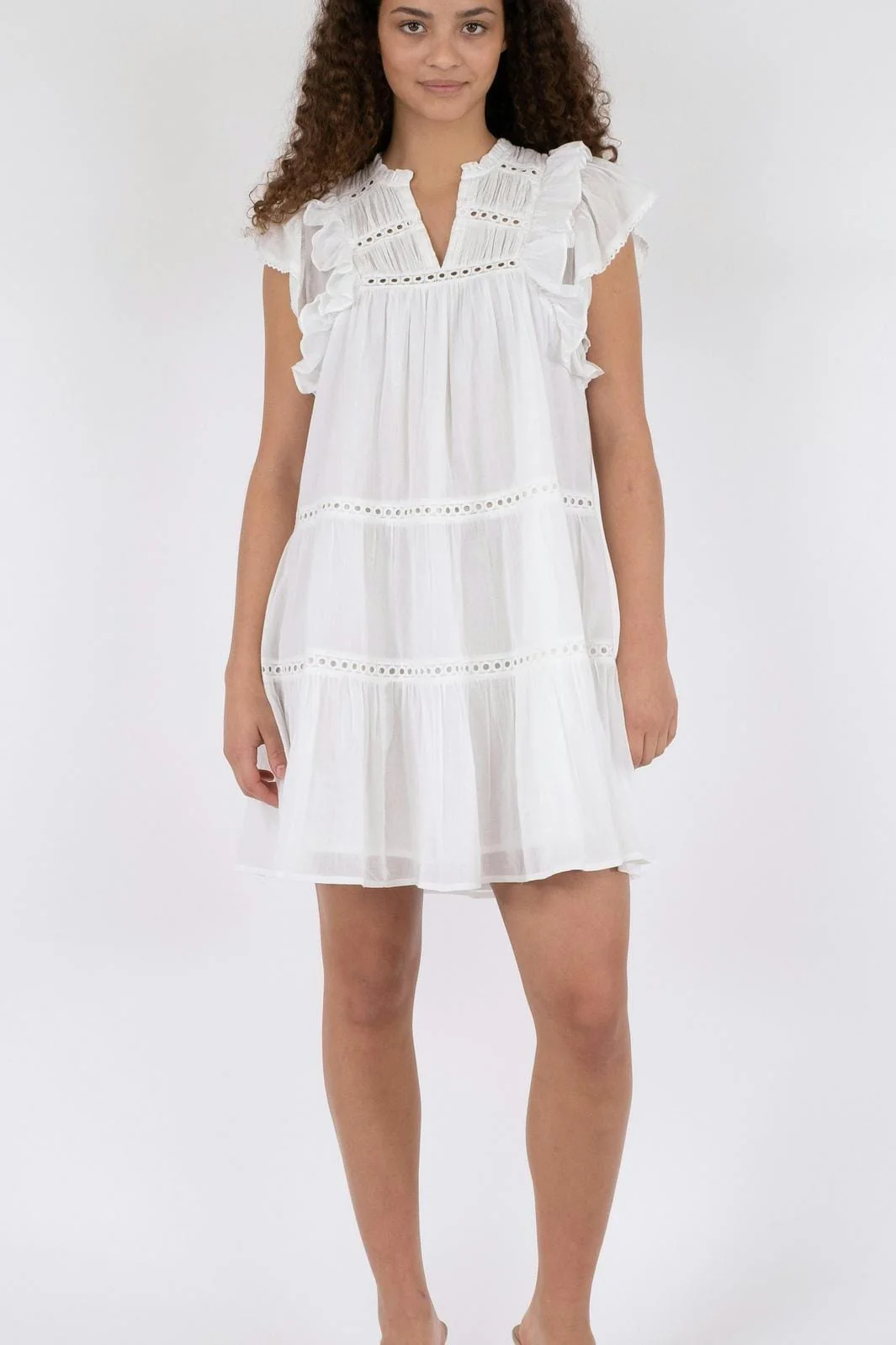 Neo Noir Jamma S Voile Dress white