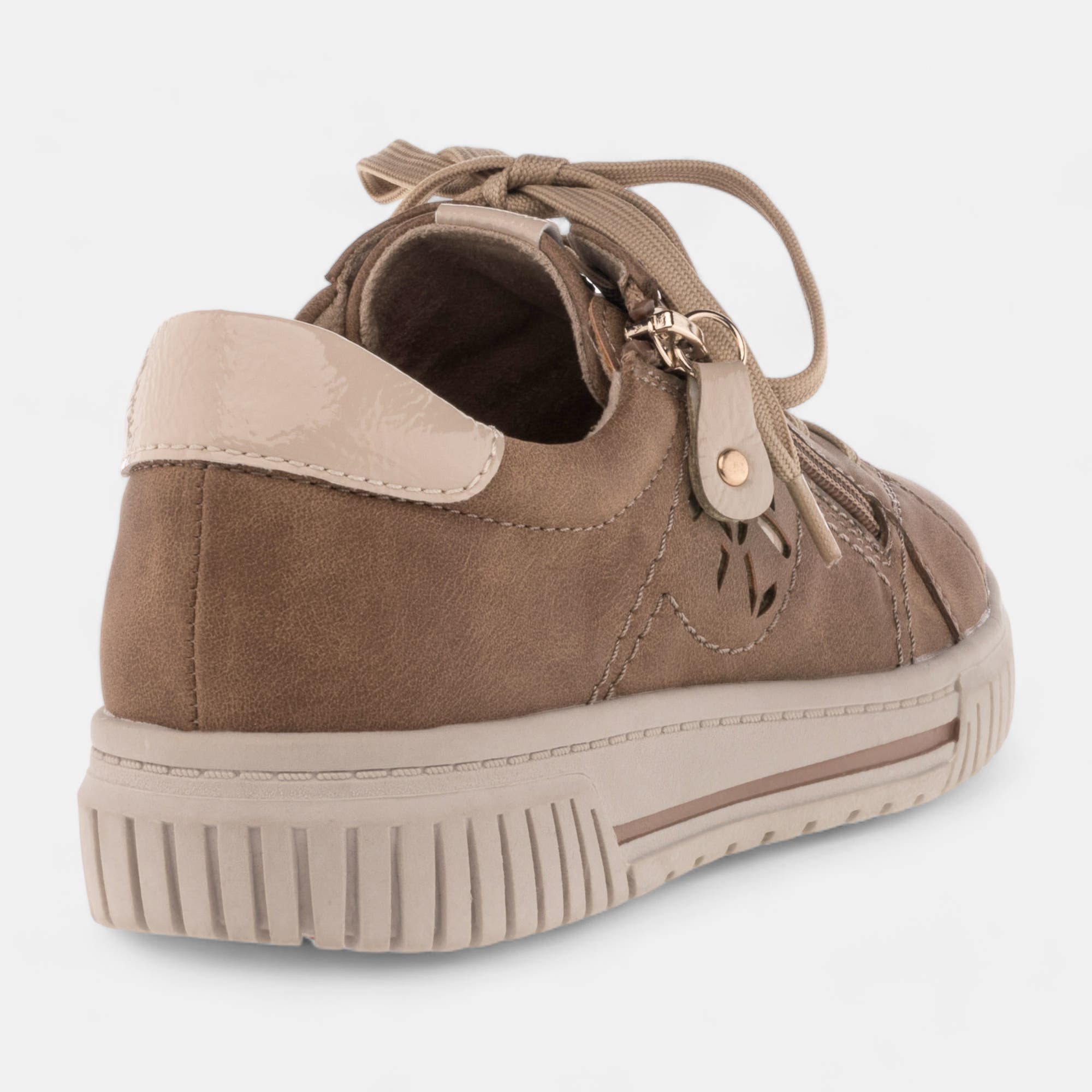 Baskets basses Femme taupe