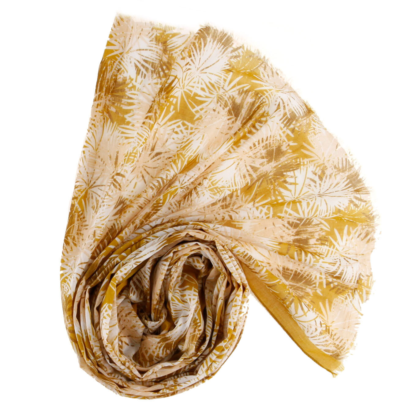Hartford Foulard Floral jaune - 186x68 cm