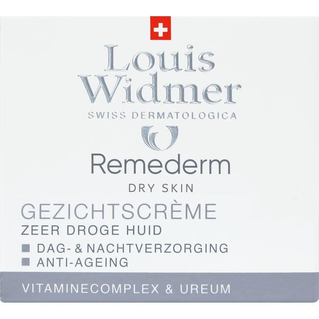 Louis Widmer Remederm Dry Skin Gezichtscrème Licht Geparfumeerd 50 ML