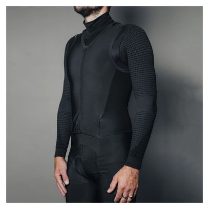 Collant Long Avec Gilet Intégré Spatzwear Bibz Noir
