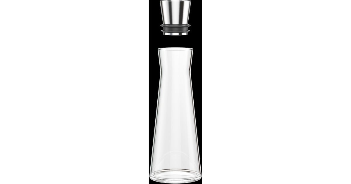 EmsaFLOW Slim Koelkaraf van glas kan  (Transparant/roestvrij staal)