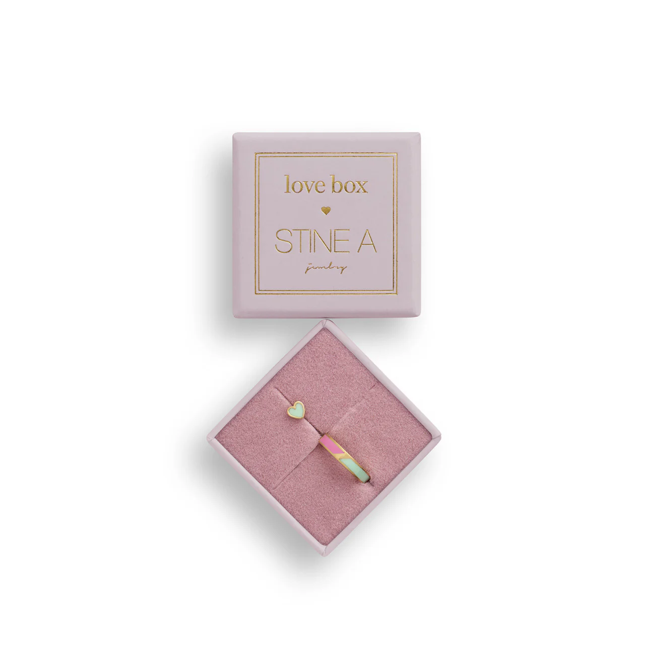 STINE A Jewelry  Love Box 110 - forgyldt