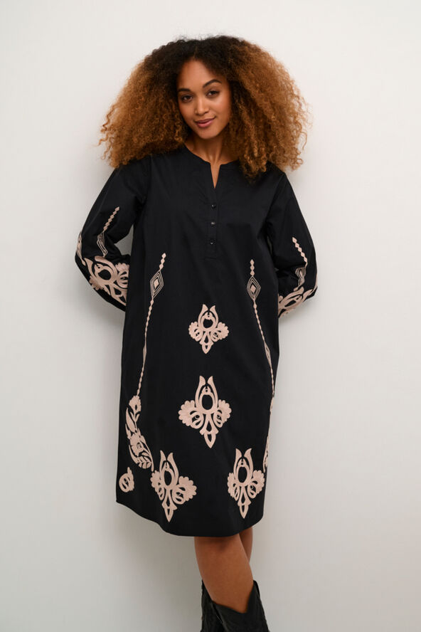 Cream CRIpilo Dress Oriental black offwhite