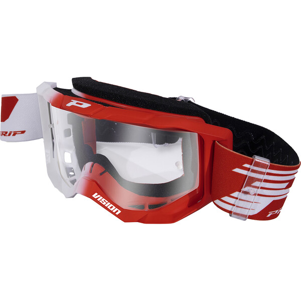 Progrip - Masque 3300 Vision Base Blanc / Rouge