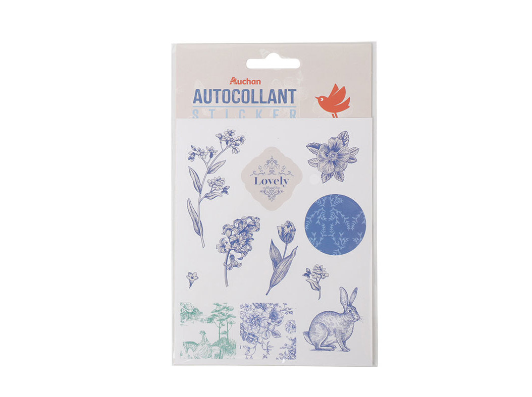 AUTOCOLANTES AUCHAN PAPEL