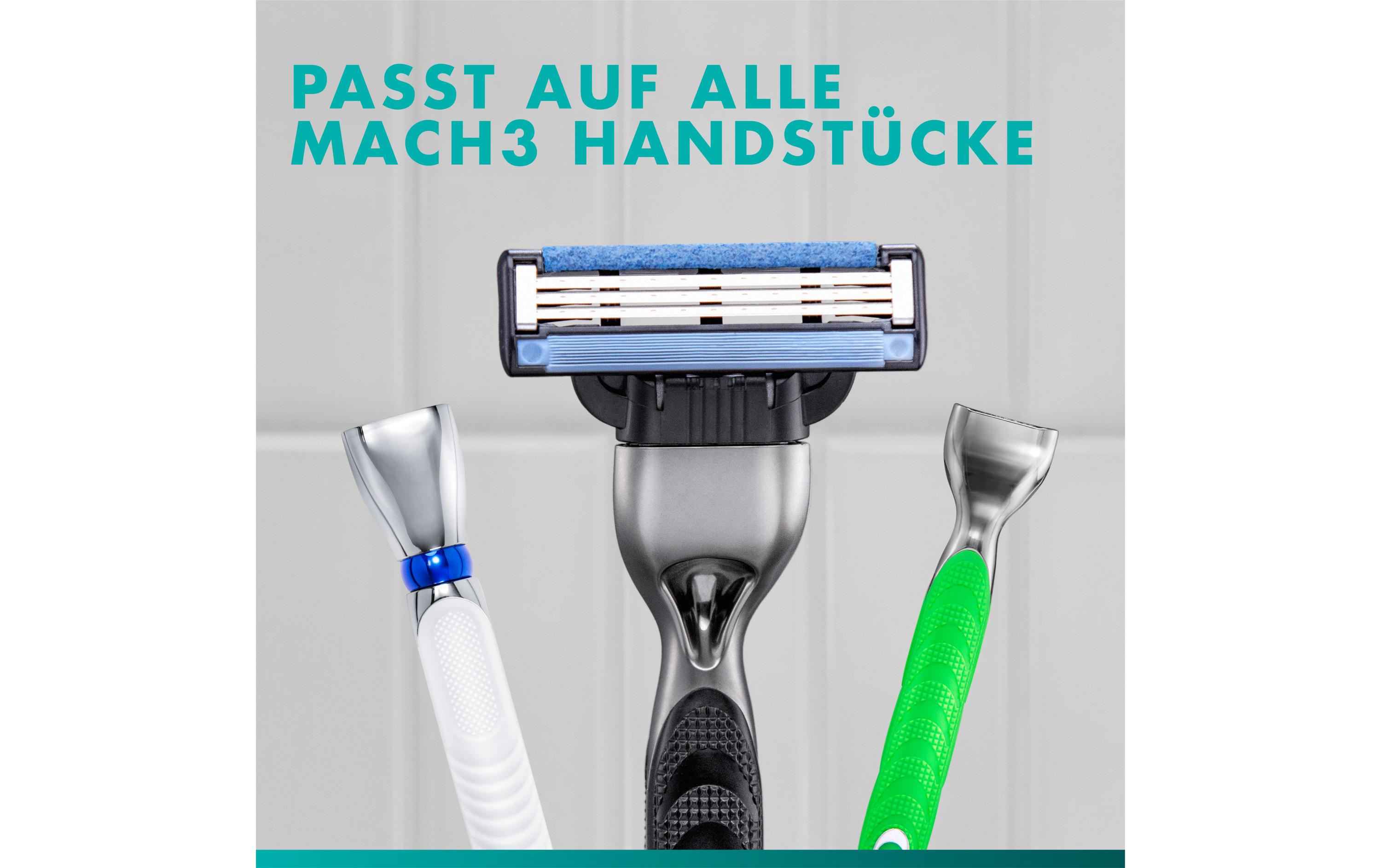 Rasierklingen Mach3 Standard 25 StückErsatzklingen mit Gleitstreifen für ein sanftes Gleiten und neuer Klingenbeschichtung