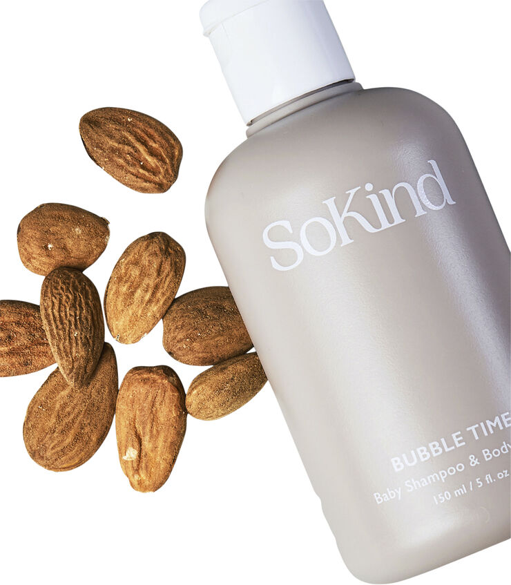 SoKind Bubble Time - Mild og plejende baby shampoo og kropssæbe