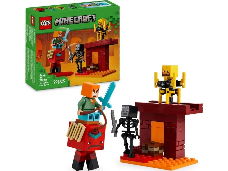 LEGO Minecraft 21266 Nether-lavakampen