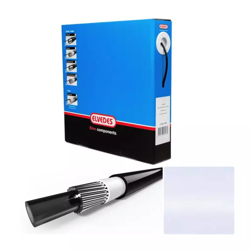 ELVEDES 30m Gaine de transmission White avec liner diamètre 4,2mm