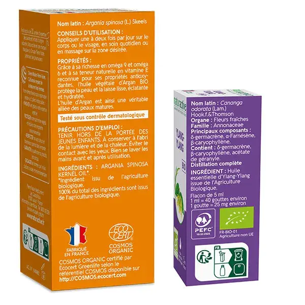 Kit de massagem relaxante com aromaterapia Naturative