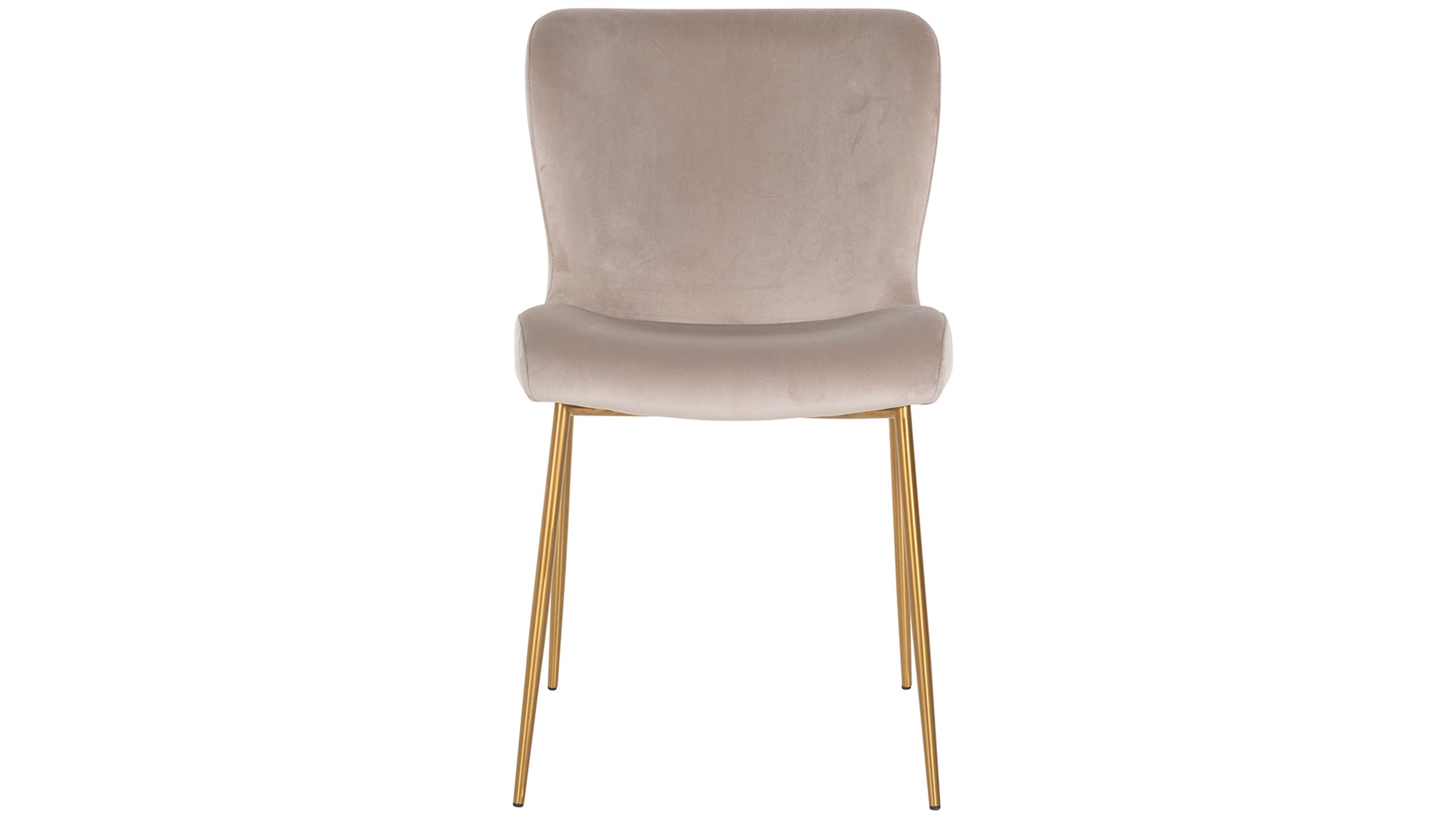 Eetkamerstoel 210832 Khaki Velvet Odessa B49 x D64 x H85 cm