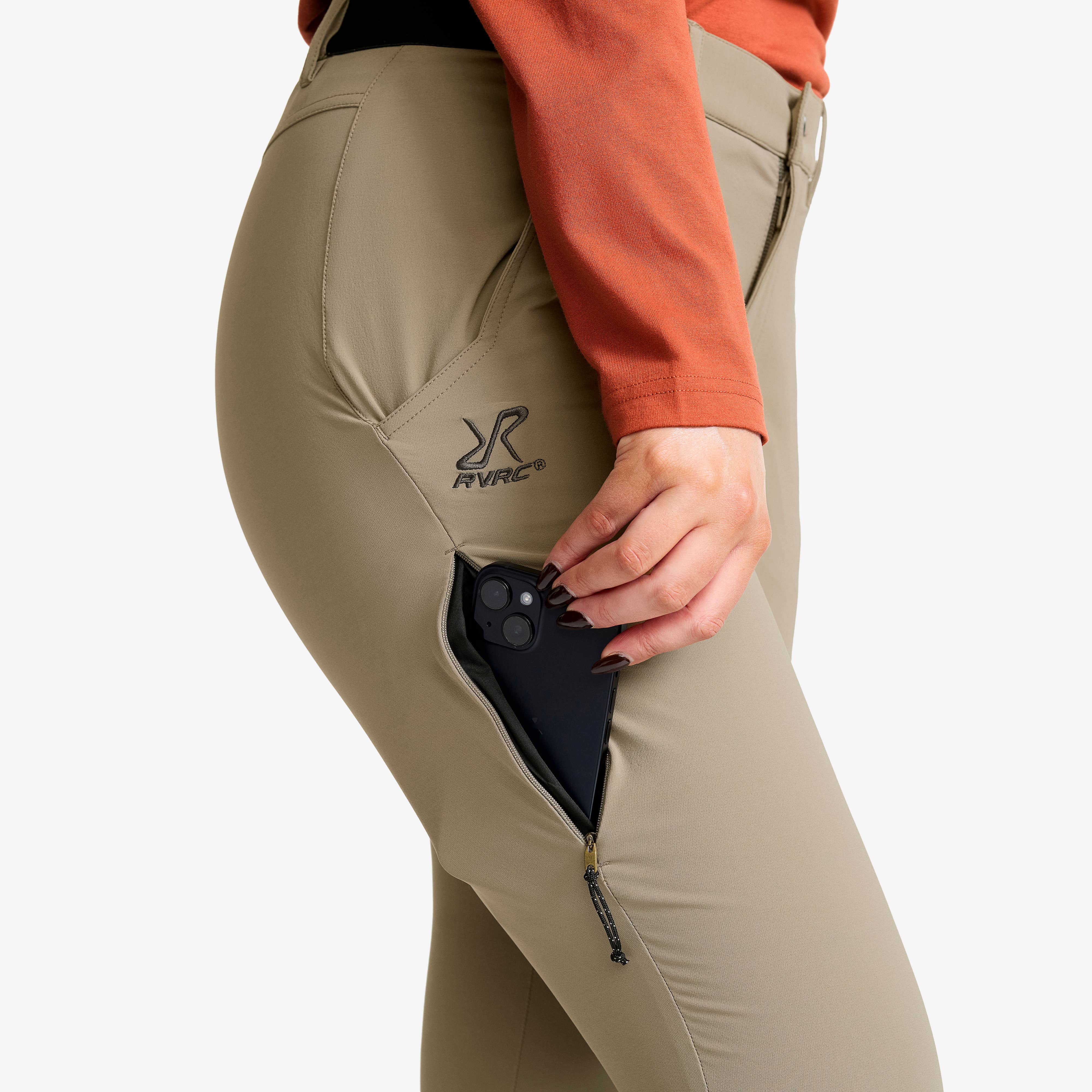 Variety High-waist Cropped Pants Dame Brindle