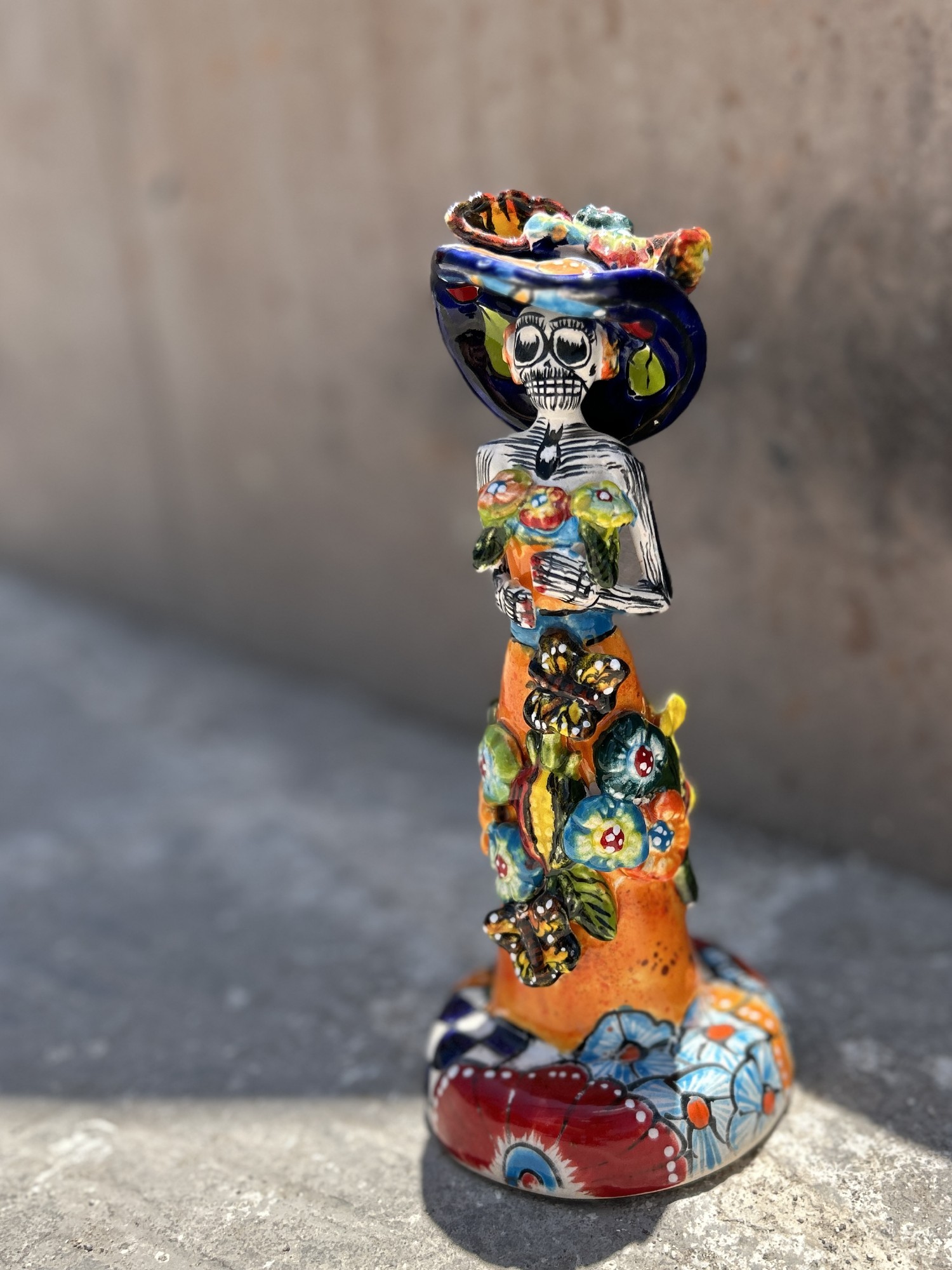Keramik-Figur 'Pastiselva', multicolor, H 20 cm, Ø 9 cm von fischer's lagerhaus