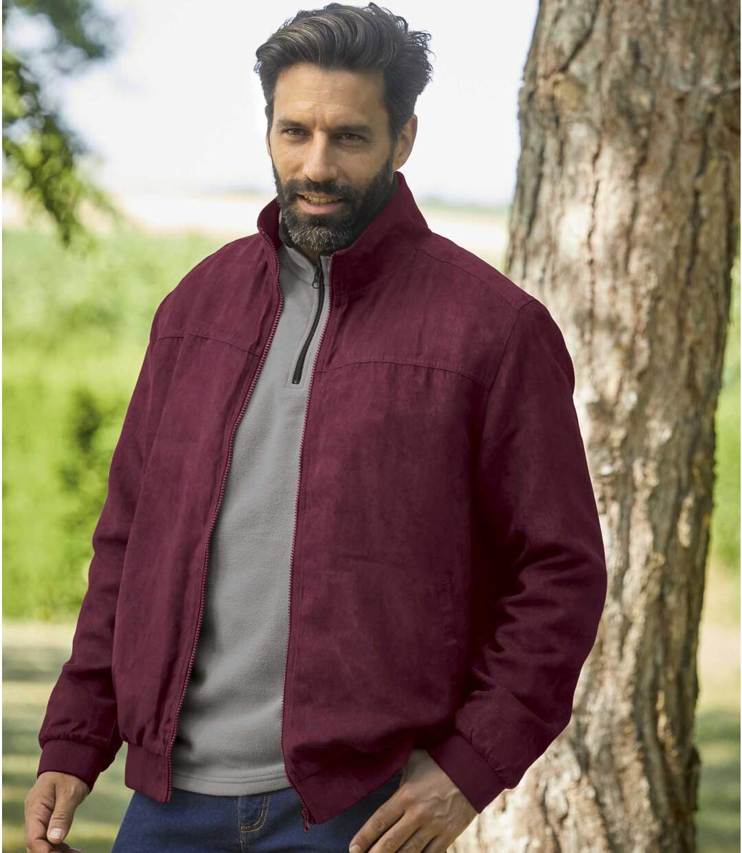 Blouson Suédine doublé Polaire Winter