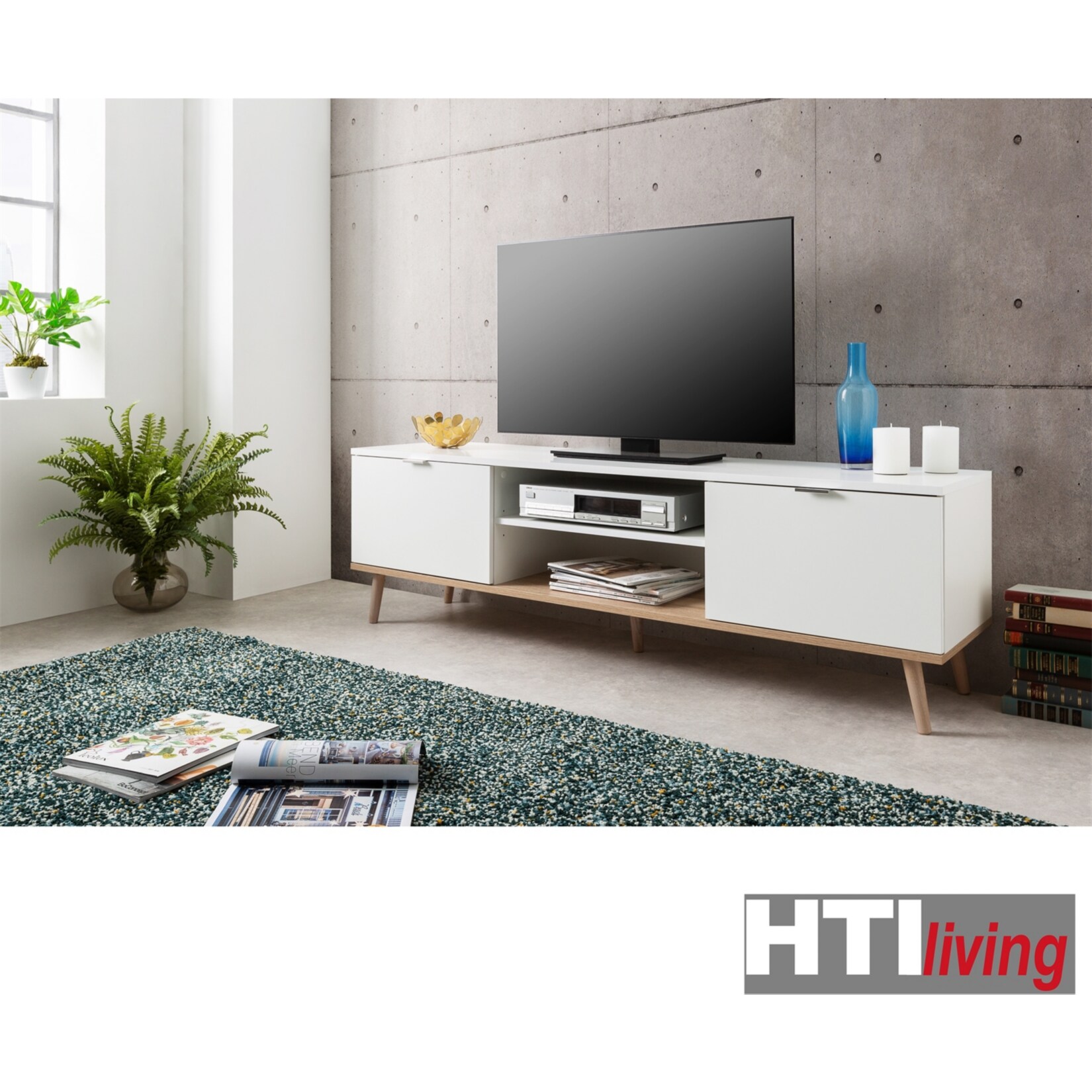 HTI-Living TV-Board Göteborg mit 4 Fächern