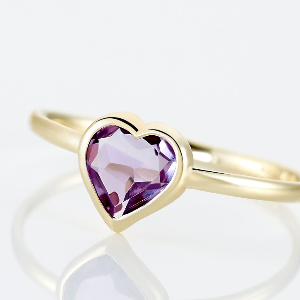 Bague Marsie Or Jaune Améthyste