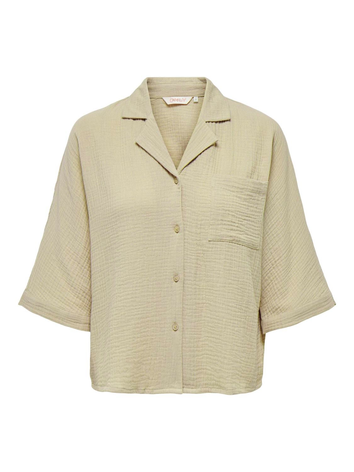 ONLTHYRA Hemd Oxford Tan
