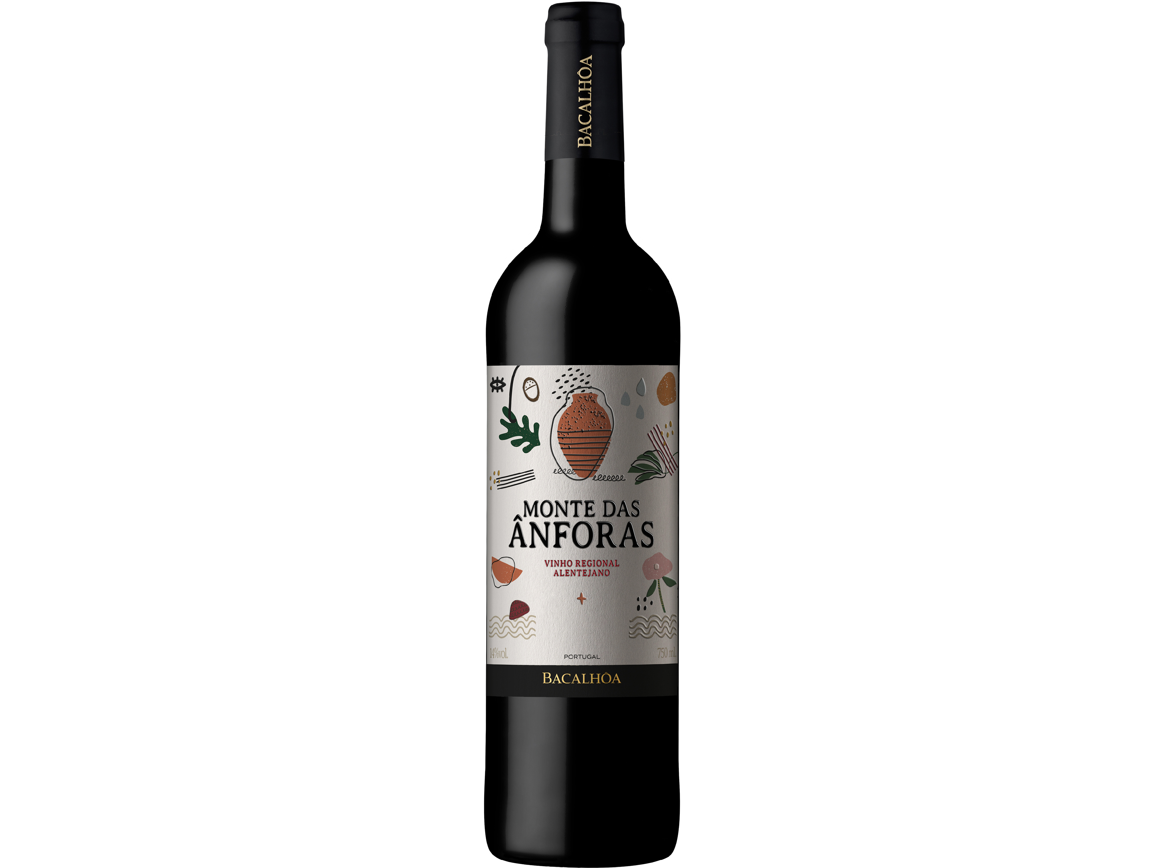 VINHO TINTO MONTE DAS ANFORAS ALENTEJO 0.75L