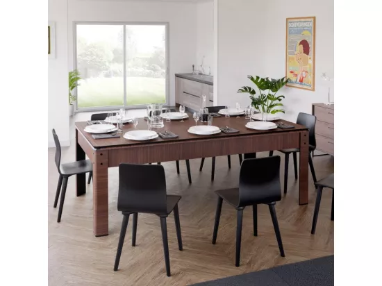 Billard Américain HARMONY 6Ft - 206,5 x 116,5 x 80 cm avec accessoires et plateau dînatoire - Couleur Chêne