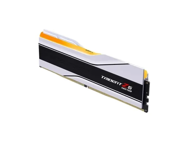 G.Skill Trident Z5 Neo RGB - DDR5 - sæt - 48 GB: 2 x 24 GB - DIMM 288-PIN - 6400 MHz / PC5-51200 - CL32 - 1.35 V - ikke bufferet - on-die ECC - hvid