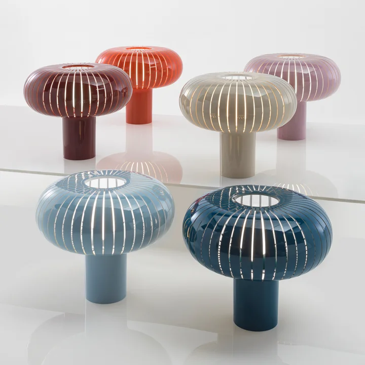Kartell - Teresa Tischleuchte, burgunderrot