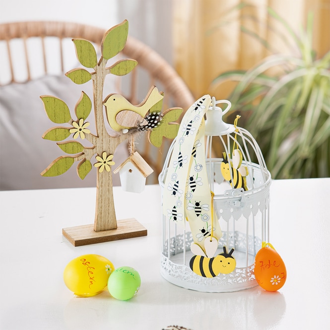Dekoband - Bienen - ca. 500 x 4 cm - 1 Stück