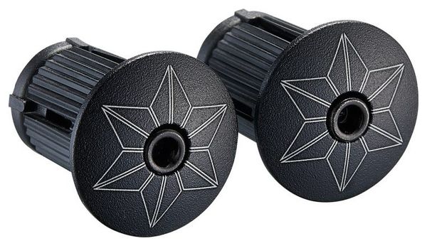 Ruban de Cintre Supacaz Super Sticky Kush Galaxy Noir/Jaune avec Bouchons