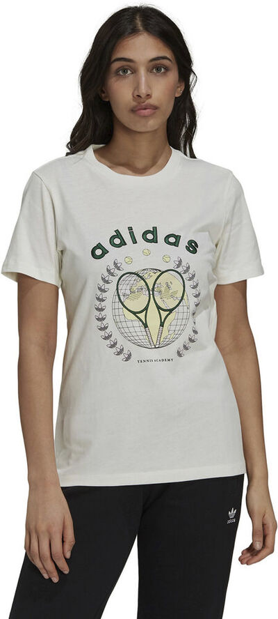 adidas Tennis Luxe Graphic T-shirt Hvid