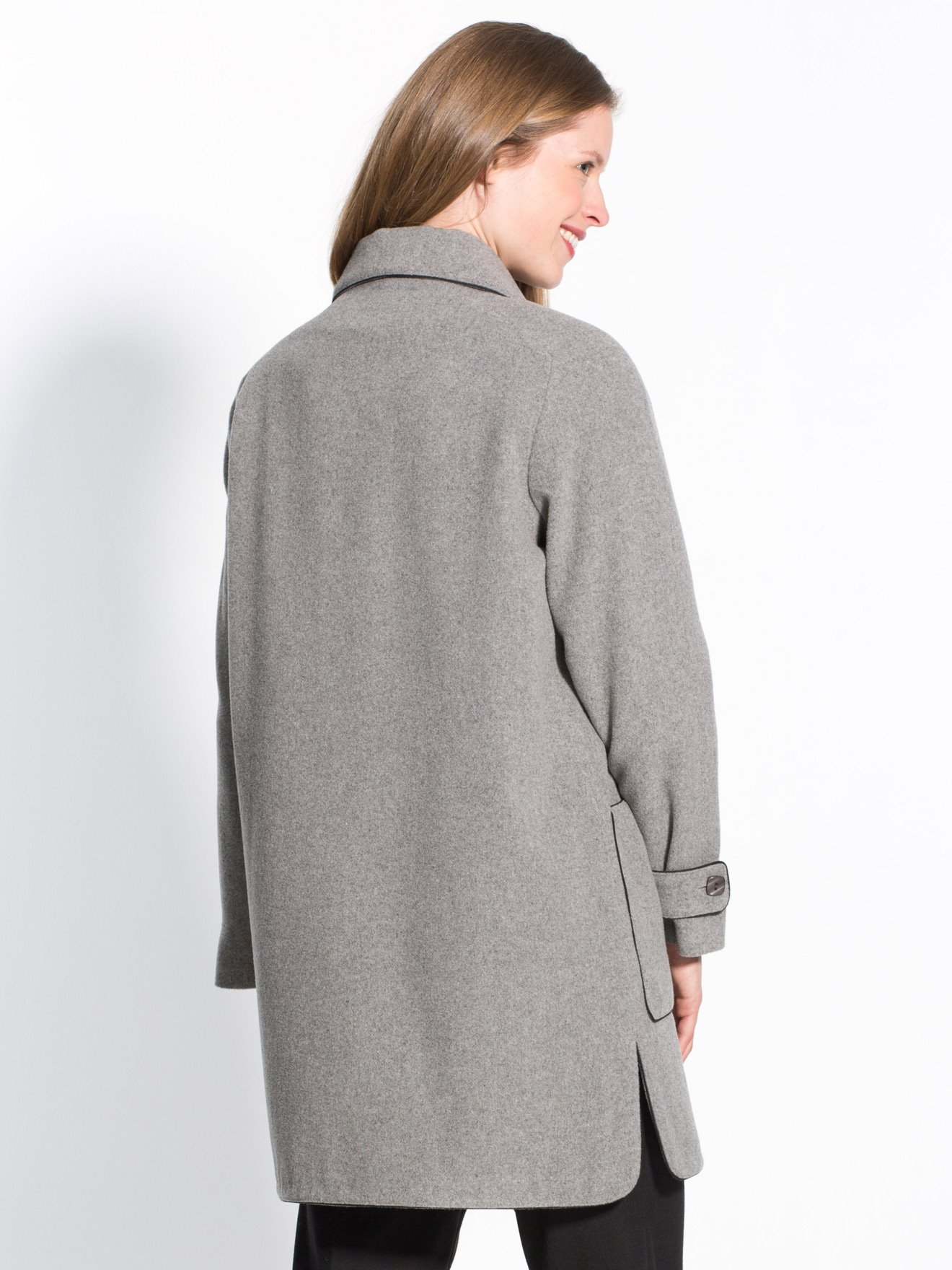 Manteau caban 70% laine