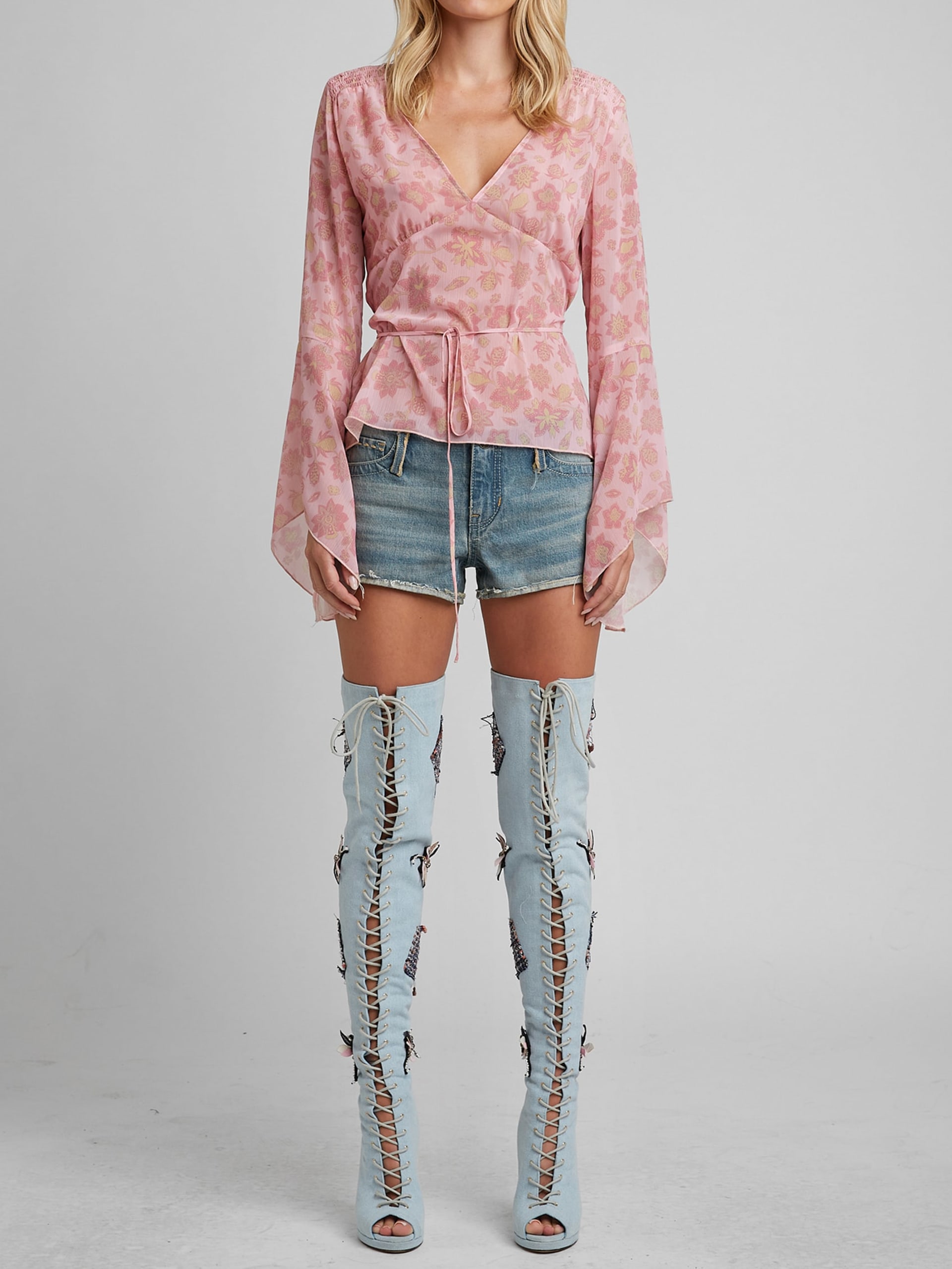 Top de chiffon
