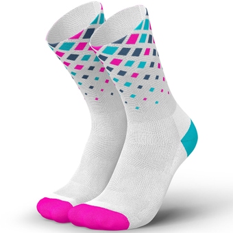 Incylence Running Crystals Socken White Pink Cyan