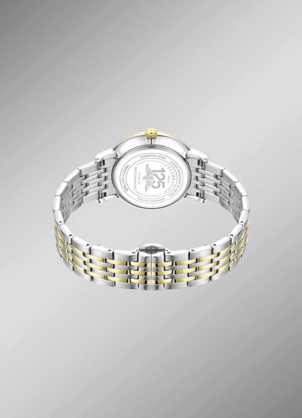 Rotary Quartz-Herrenuhr mit Edelstahlbandgehäuse