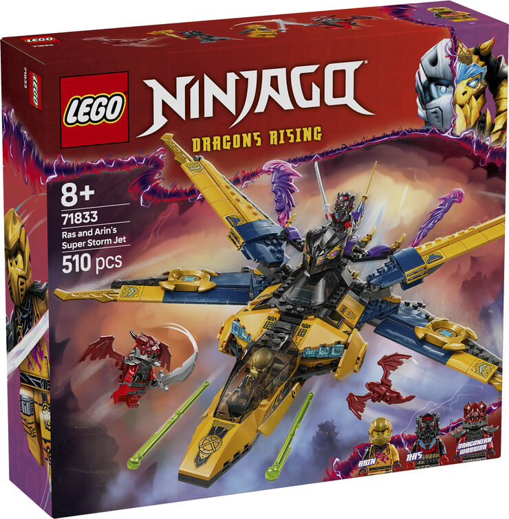 Lego Ras og Arins superstorm-jet 71833